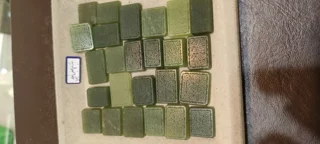 سنگ یشم با اذکار کریمه و آیات با خط استاد ایلیا